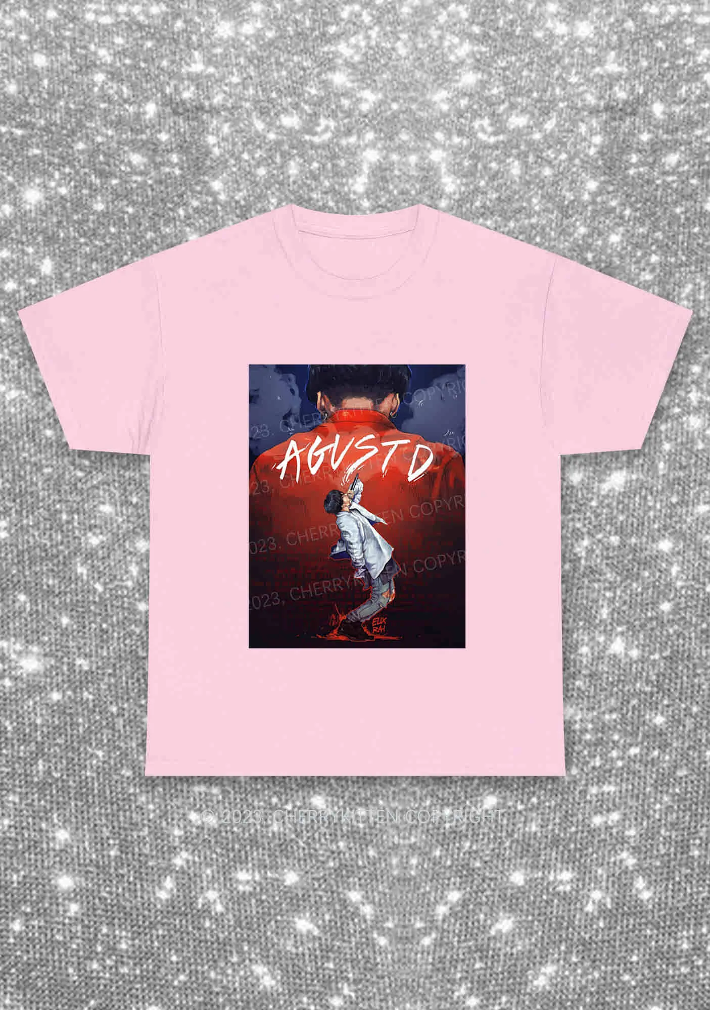 Agust D Kpop Y2K Chunky Shirt Cherrykitten