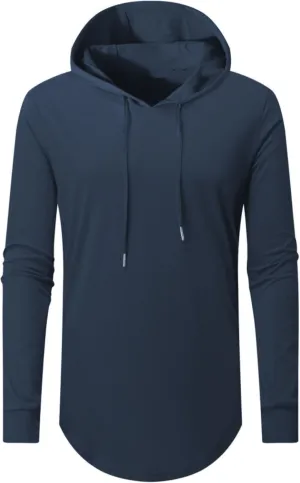 Aiyino Men's S-5X Long Sleeve Fashion Athletic Hoodies Sport Sweatshirt Hip Hop Pullover