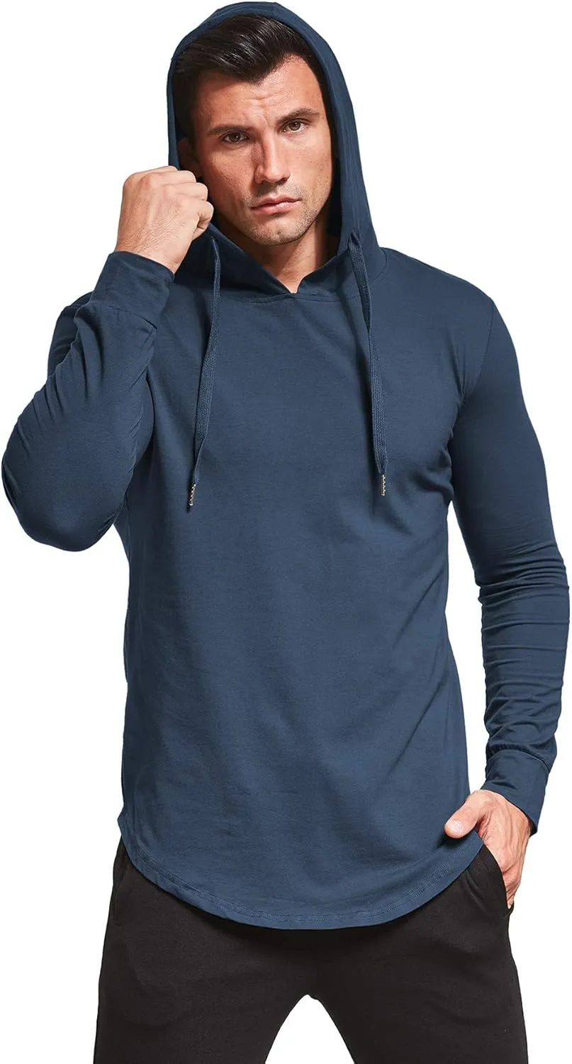 Aiyino Men's S-5X Long Sleeve Fashion Athletic Hoodies Sport Sweatshirt Hip Hop Pullover