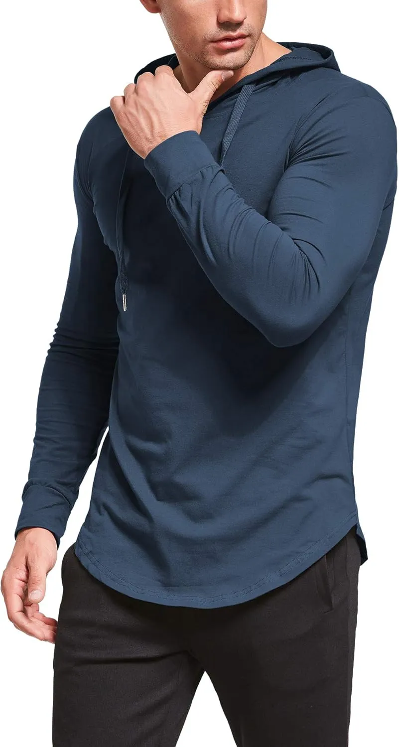 Aiyino Men's S-5X Long Sleeve Fashion Athletic Hoodies Sport Sweatshirt Hip Hop Pullover