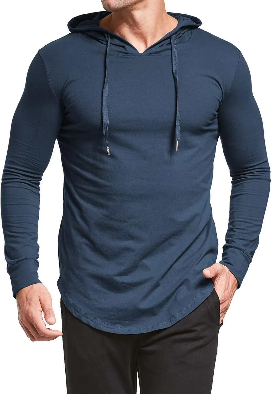 Aiyino Men's S-5X Long Sleeve Fashion Athletic Hoodies Sport Sweatshirt Hip Hop Pullover