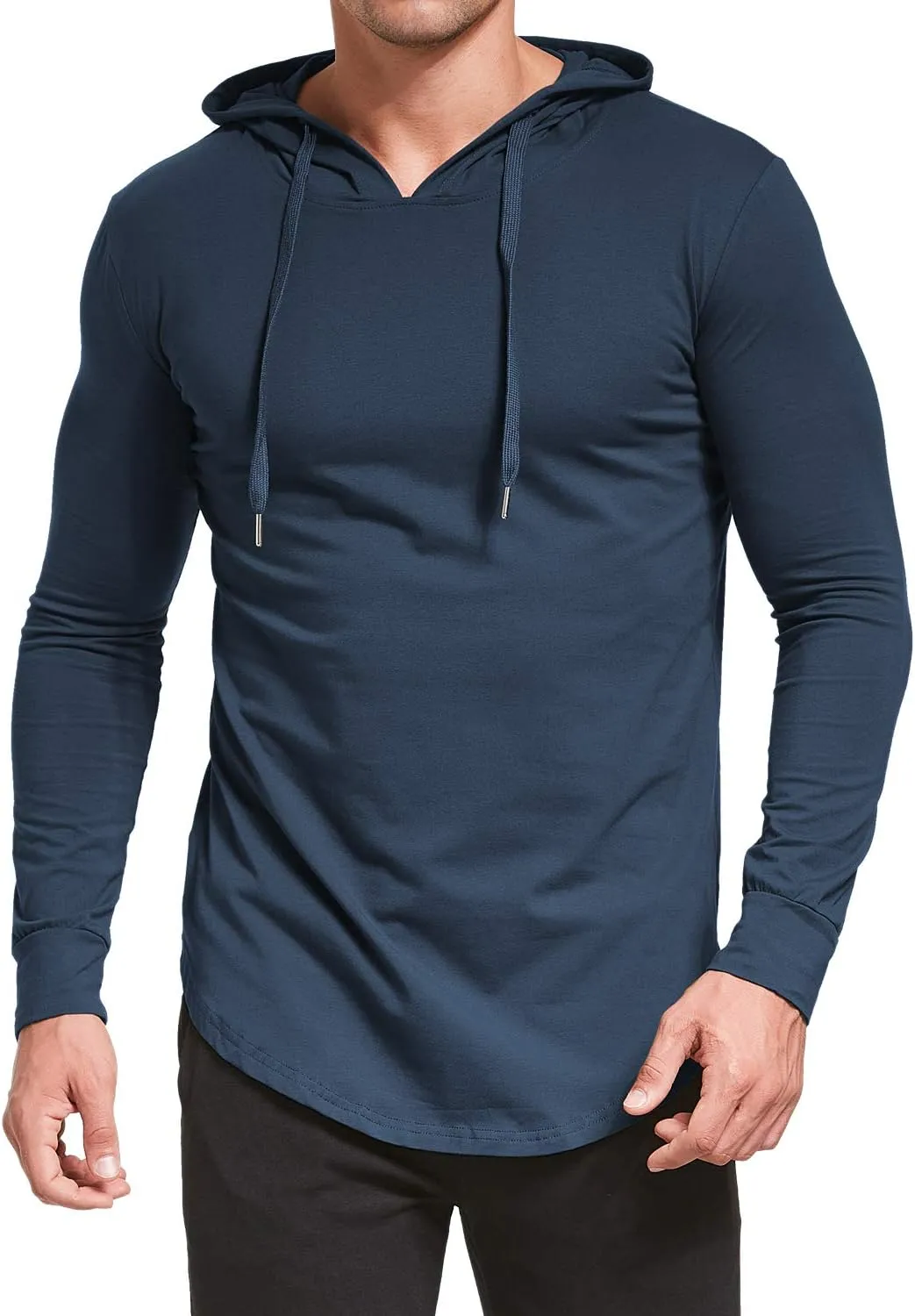 Aiyino Men's S-5X Long Sleeve Fashion Athletic Hoodies Sport Sweatshirt Hip Hop Pullover