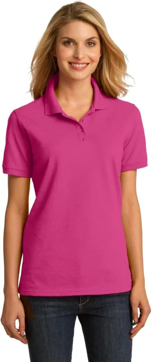 Port & Company Women's Ring Spun Pique Polo