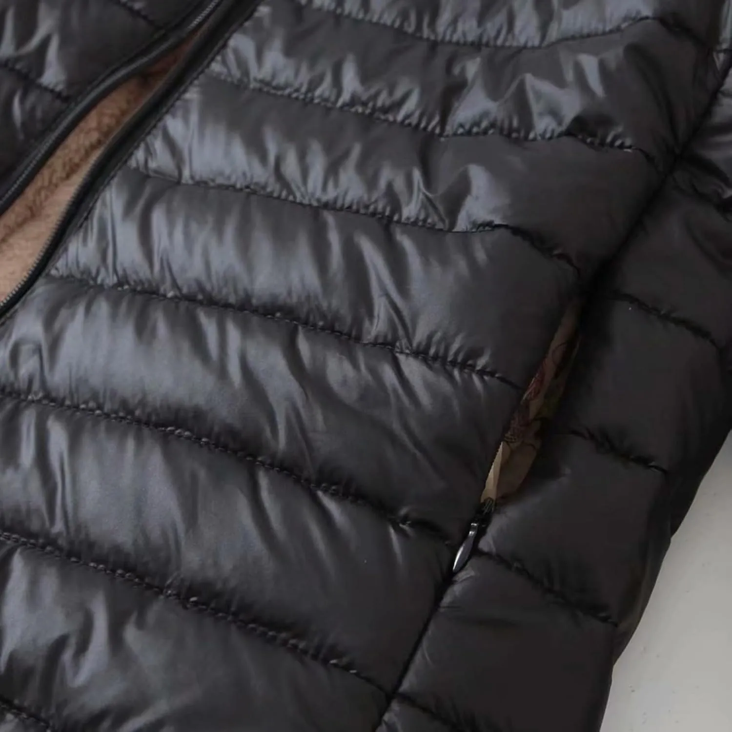 Qeaghou Fleece Lined Winter Coats for Women Warm Trench Coat Furry Windbreaker Ski Jacket Fuzzy Solid Jacket with Hood