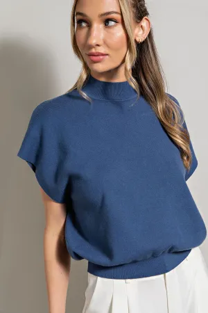 Style Up a Notch Mock Neck Top