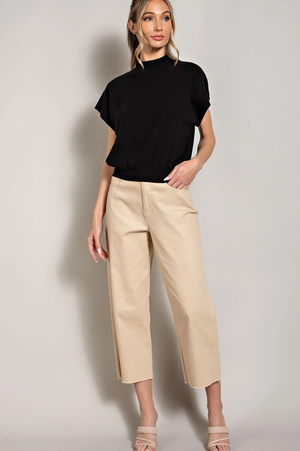 Style Up a Notch Mock Neck Top