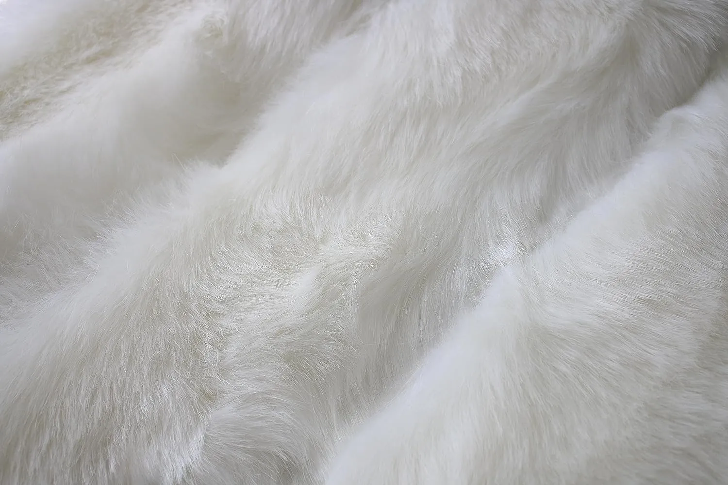 UMREN Women's Luxury Party Faux Fox Fur Long Shawl Cloak Cape for Winter